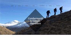 Desktop Screenshot of ckramblers.org.uk